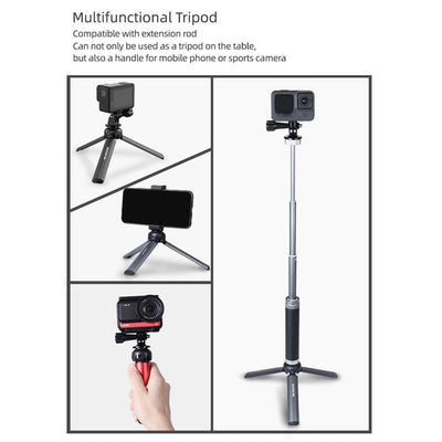 Aluminum Alloy Mini Tripod for Insta360 Go Dji Action and Gopro