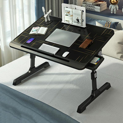 Foldable Bed Desk - Lifts for Easy