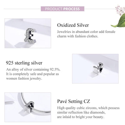 925 Sterling Silver Currency Symbol Pendant For Diy Bracelets And Necklaces