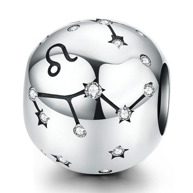 925 Sterling Silver Diy Zodiac Bracelet Beads Leo Style - Leo