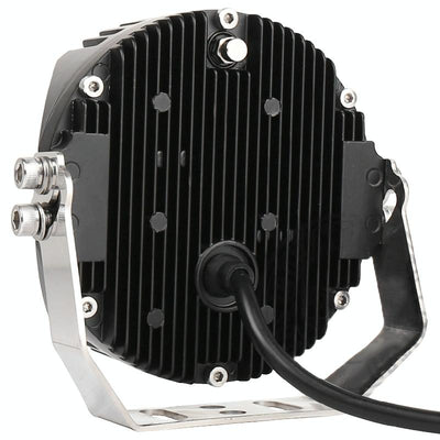 5 Inch Dc12V - 30V 5000Lm 6500K 50W Car Led Light On Three Sides Headlight For Jeep Wrangler Gold Light