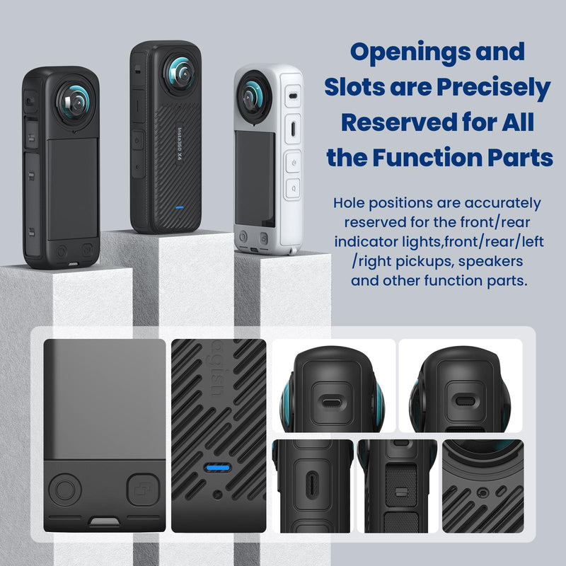 Amagisn Silicone Protective Cover For Insta360 X4