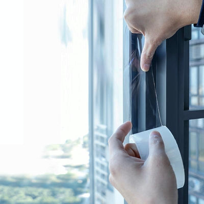 3-piece Window Frame Gap Tape - 5cm x 3m - Plastic Steel