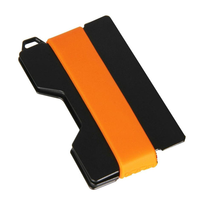 Rfid Card Holder & Edc Wallet Anti Theft Aluminum Alloy Orange