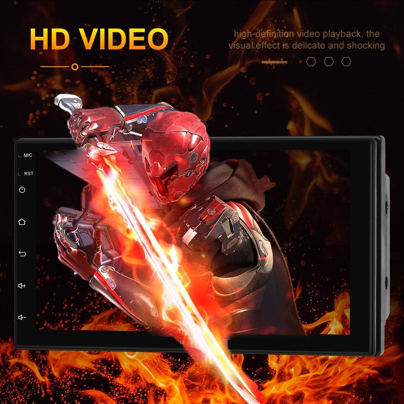 7 Inch Touch Dual Ingot Mp5 Player + Ahd Camera - Universal Bluetooth