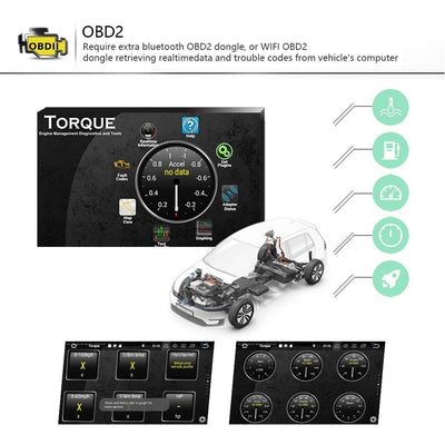 9 Inch Carplay Android10.0 Navigator Player - 2 + 64G - Ahd Camera