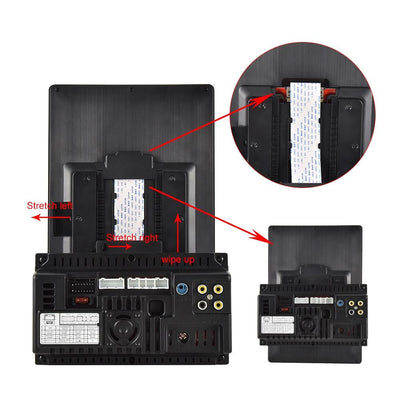 9.5 Inch Vertical Screen Car Mp5 Player + Ahd Camera