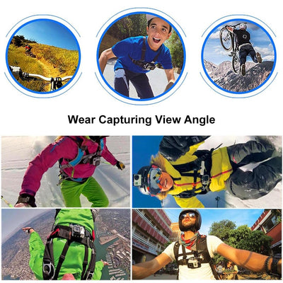 Adjustable Body Mount Belt with Phone Clamp and j Hook Mount