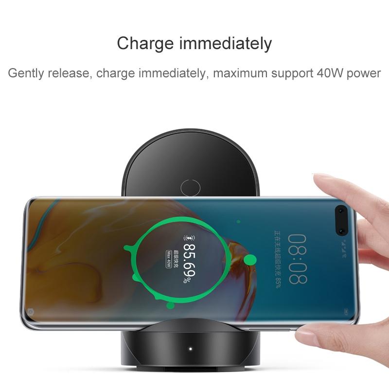 40W Qi Wireless Charger Stand