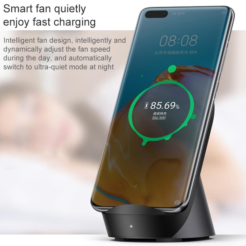 40W Qi Wireless Charger Stand