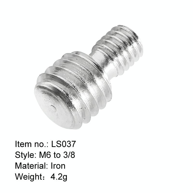 2-Pack M6 To 3 / 8 Camera Screw Adapters