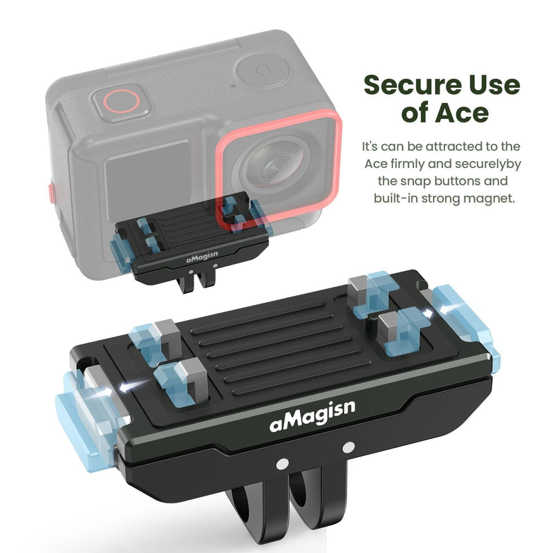 Amagisn Magnetic Quick Release for Insta360 Ace Pro Sports Camera