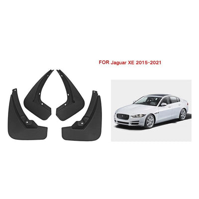 For Jaguar Xe 2015-2021 4Pcs / Set Car Auto Soft Plastic Splash Flaps Fender Guard