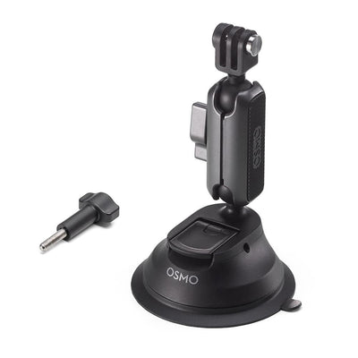 360 Degree Rotating Car Suction Cup Holder for Dji Action 3 - Double Ball Design