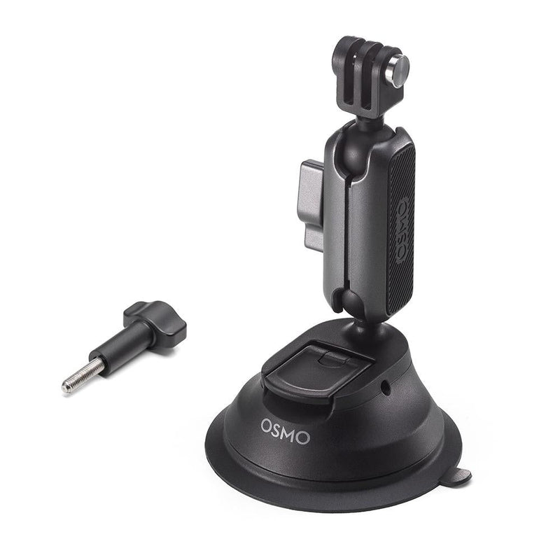 360 Degree Rotating Car Suction Cup Holder for Dji Action 3 - Double Ball Design