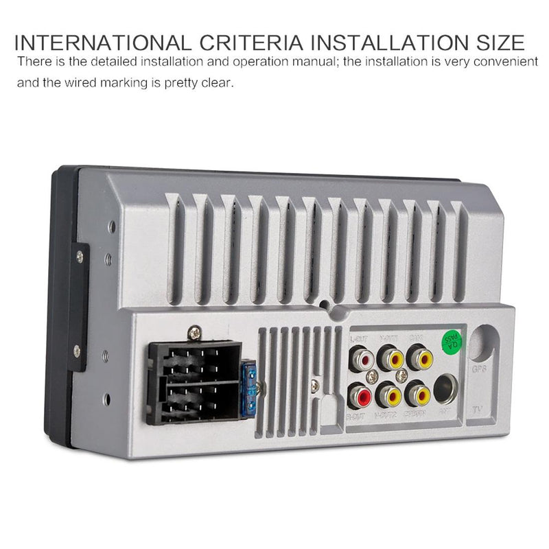 7 Inch Hd Touch Car Radio W / Bluetooth Remote Rearview Camera 6800 Module Fm / Tf / Usb