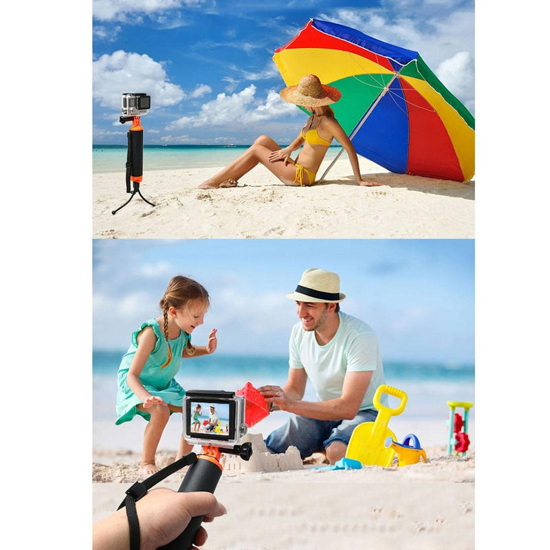 Adjustable Floating Handle Grip with Anti-lost Strap for Gopro Hero12
