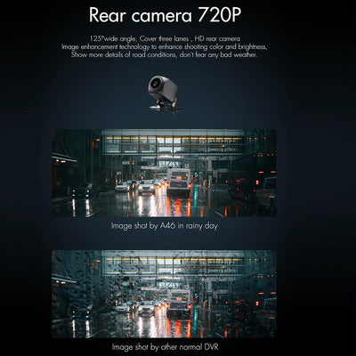 9.66 Fhd Ips Touch Screen Car Dvr With Starlight Night Vision