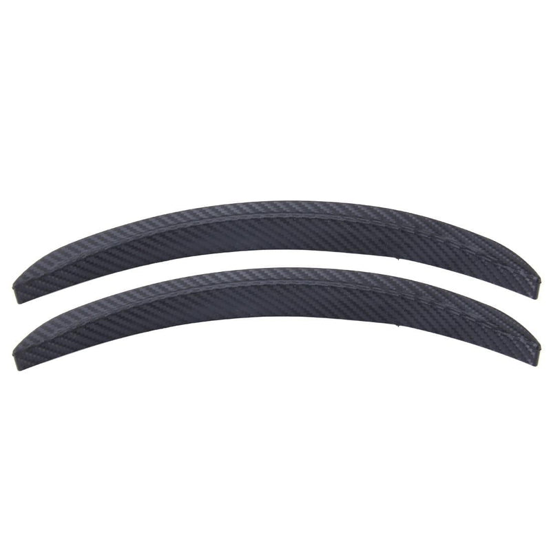 2 Pcs Car Auto Rubber Fender Guard Protection Strip Scratch Protector Sticker - Size 24 X 2Cm