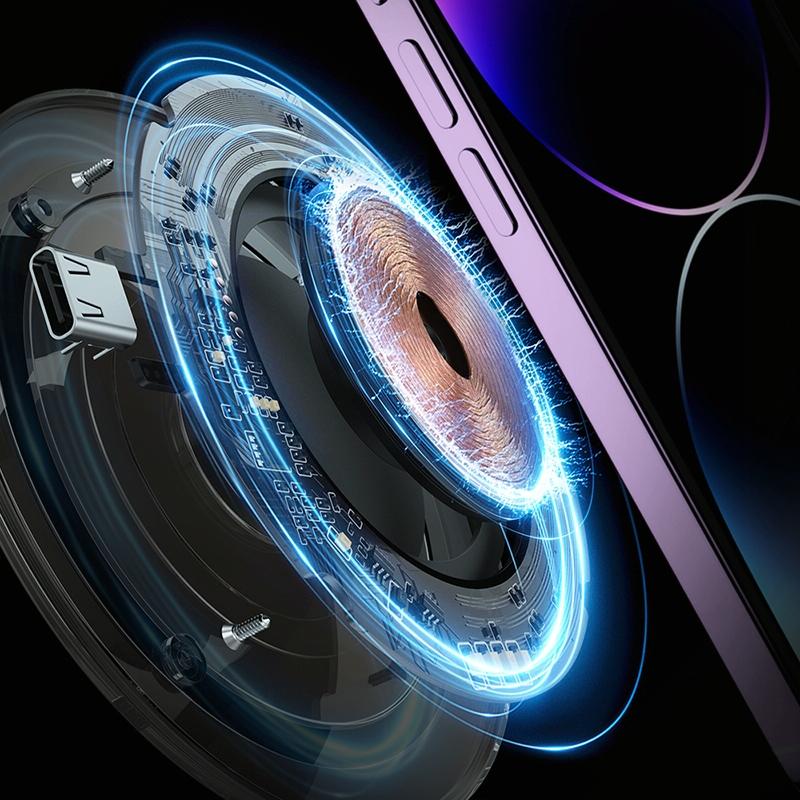 15W Desktop Wireless Charger Sleek Design