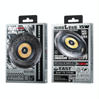 15W Desktop Wireless Charger Sleek Design