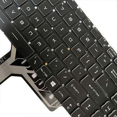 Backlit Laptop Keyboard for Msi Steel Series - us Version