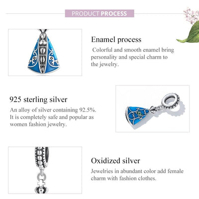 925 Sterling Silver Virgin Pendant For Diy Bracelets & Necklaces
