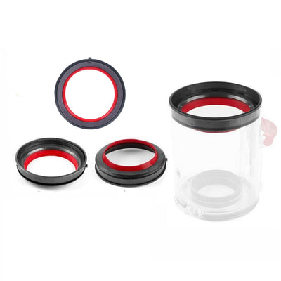 Vacuum Parts High Quality Replacement For Efficient Cleaning - For Dyson V12 Dust Bin Red Silicone Ring