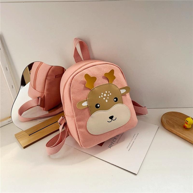 Adorable Bear Schoolbag for Kids - Cartoon Design - Bear Pink