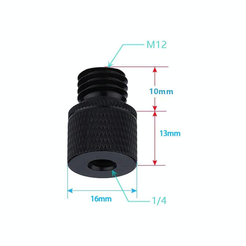 4-Piece Screw Adapter 1 / 4 Female To M12 Male