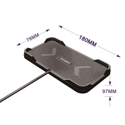 Wireless Car Charger with Anti-slip Design - C12