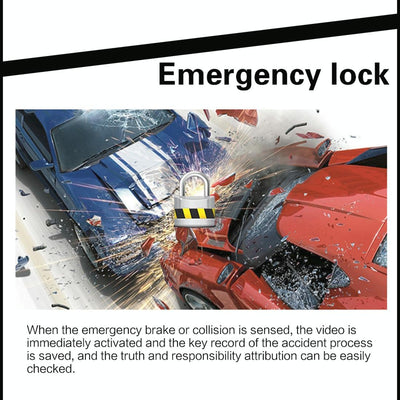 4.3 Dual Camera Vehicle Dvr with Full Hd 1080p Display