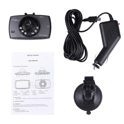 2.7 Lcd Car Dvr Camera with 480p Resolution and 120 Degree Wide Angle View