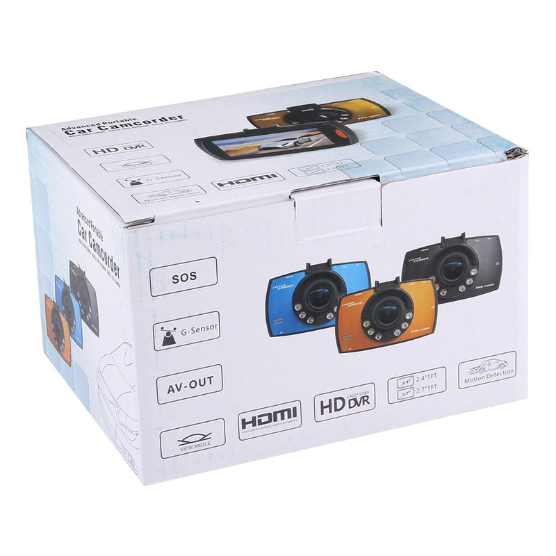 2.7 Lcd Car Dvr Camera with 480p Resolution and 120 Degree Wide Angle View