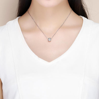 925 Sterling Silver Shiny Heart Beads For Diy Bracelets & Necklaces