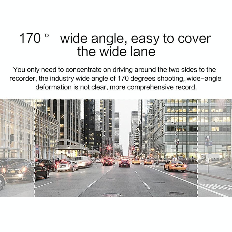 7 Lcd Touch Screen Rear View Mirror Car Recorder With Separate Camera