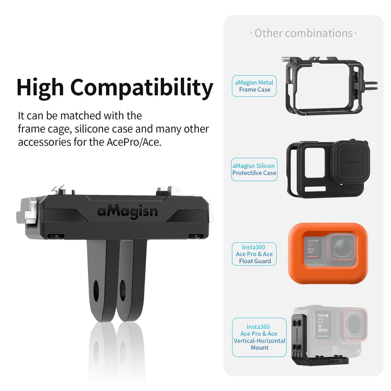 Amagisn Magnetic Quick Release for Insta360 Ace / Ace Pro Sports Camera