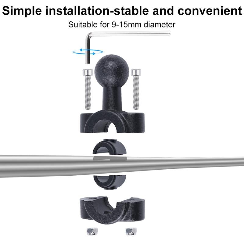 Universal Car Seat Mount for Action Cameras - 21mm Ballhead