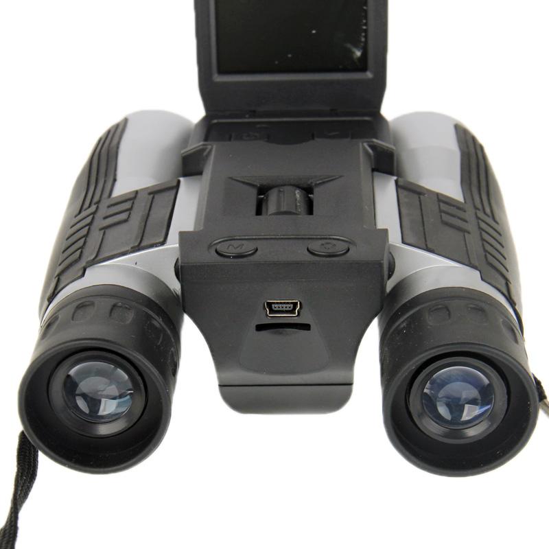 5mp 12x32 Zoom Telescope Binocular Digital Camera with 2.0 Tft Lcd Screen - Black