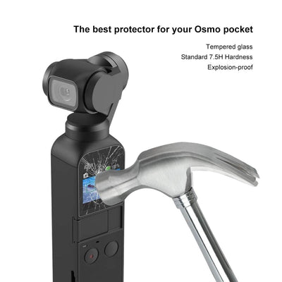 9H Tempered Glass Screen Protector For Dji Pocket Gimbal - 2.5D Hd