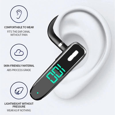 5.3 Bluetooth Business Ear-hook Earphone with Mic - K50