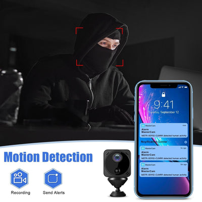 Mini Hd Webcam With Night Vision For Remote Monitoring