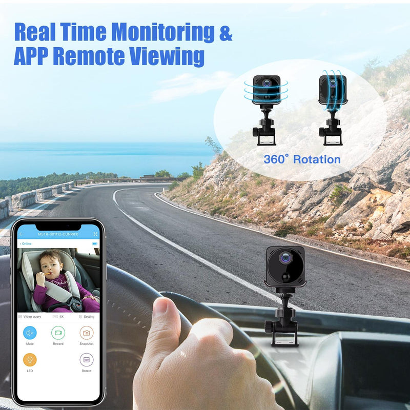 Mini Hd Webcam With Night Vision For Remote Monitoring