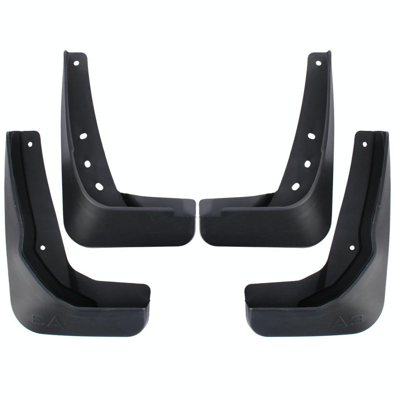 4 Pcs Car Auto Semi-Rigid Pvc Splash Flaps Fender Guard For Audi A3 Sedan 2014