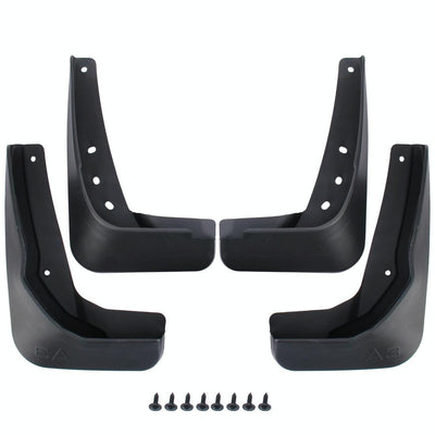 4 Pcs Car Auto Semi-Rigid Pvc Splash Flaps Fender Guard For Audi A3 Sedan 2014