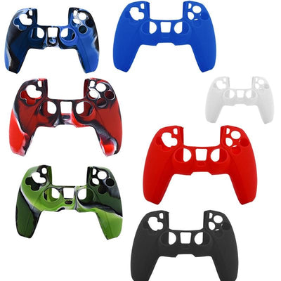 Camouflage Green Silicone Case for Ps5 Controller - Protective Cover