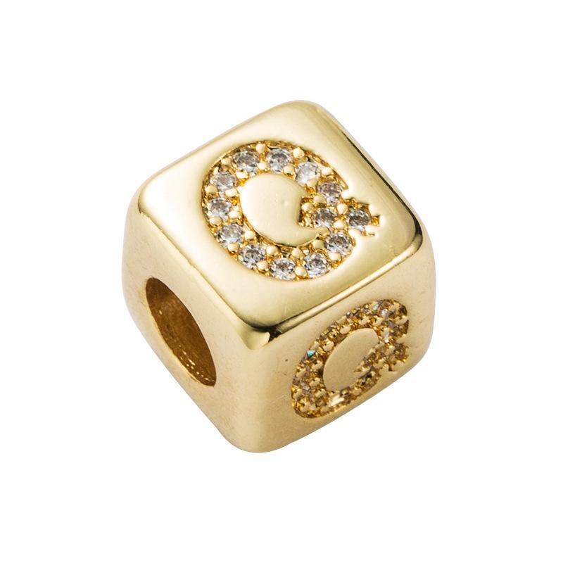 Brass Micro Inlaid Couple Red String Bracelet Diy Jewelry Style - Q