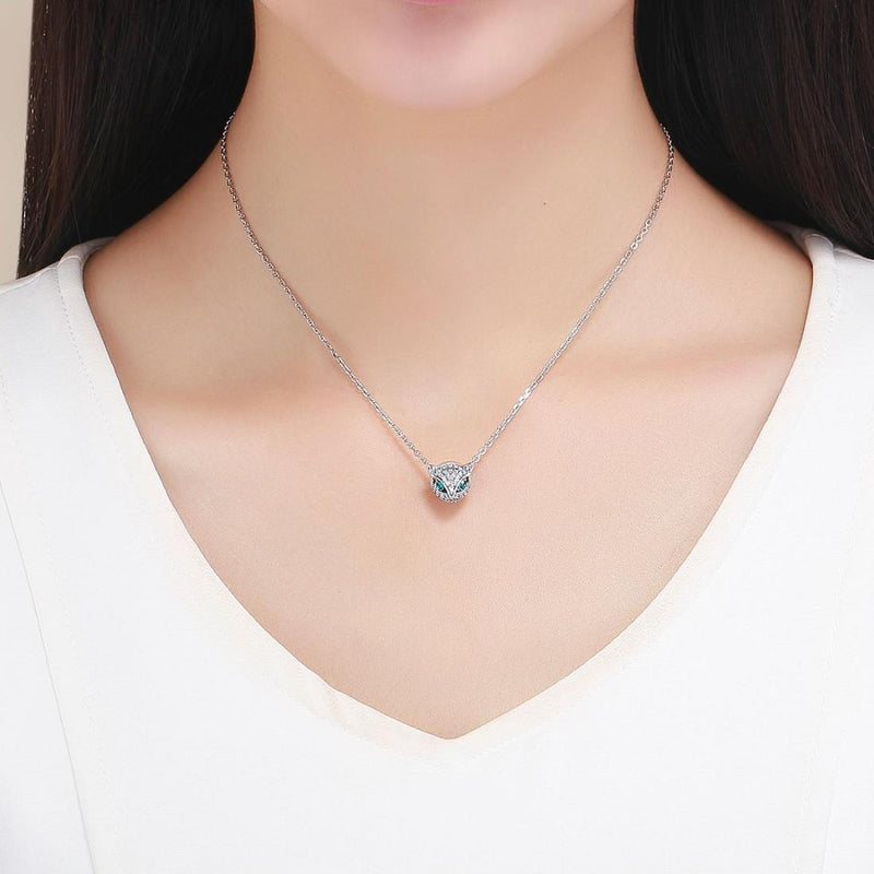 925 Sterling Silver Cat Beaded Bracelet With Diamond Star Beads