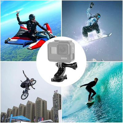 360 Rotating J-type Base for Action Cameras