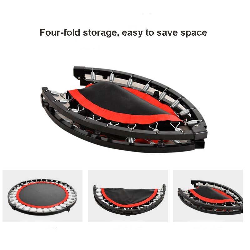 40 Inch Trampoline Gym Home Children Indoor Bounce Bed With Handrails